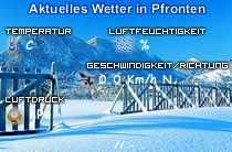 Aktuelles Wetter in Pfronten