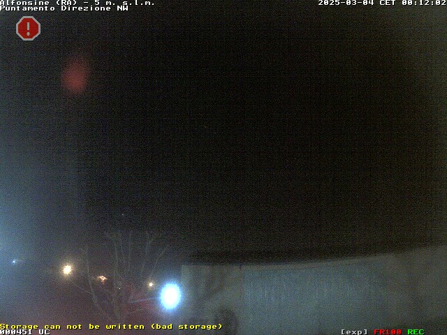 immagine della webcam nei dintorni di Solarolo: webcam Alfonsine