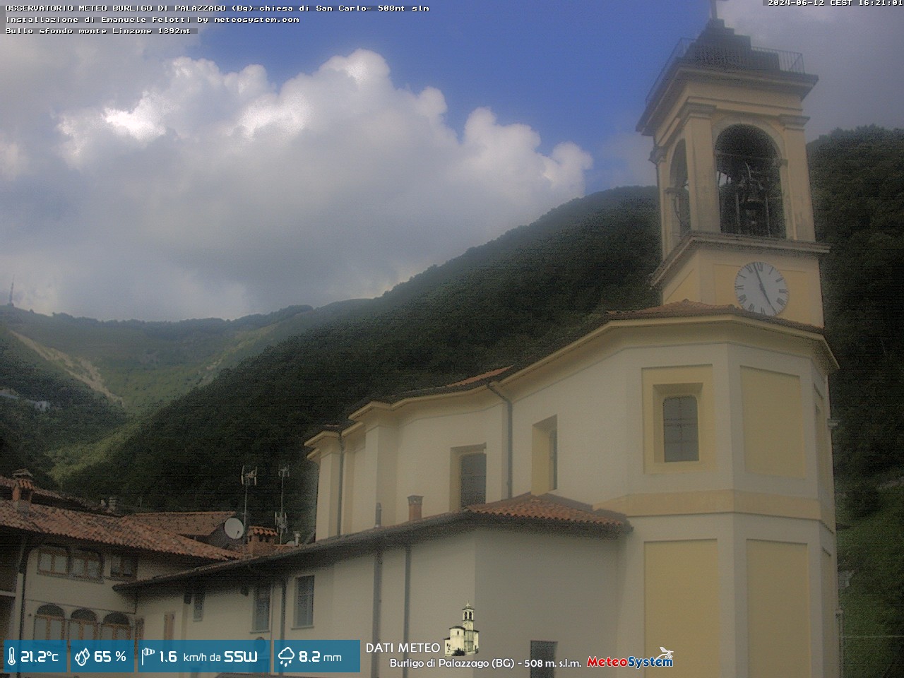 immagine della webcam nei dintorni di Erve: webcam Palazzago