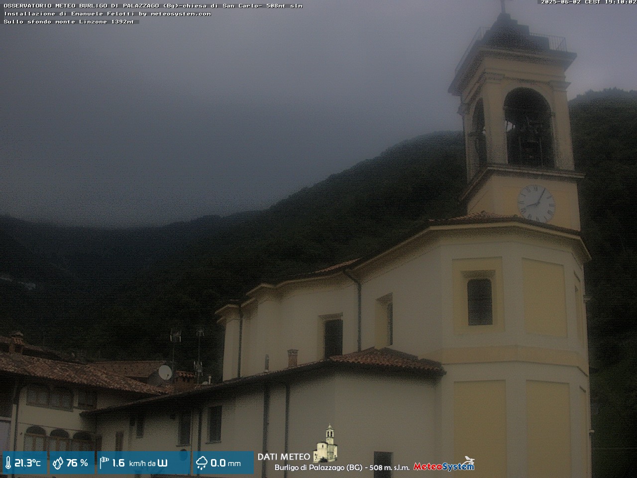 immagine della webcam nei dintorni di Fuipiano Valle Imagna: webcam Palazzago
