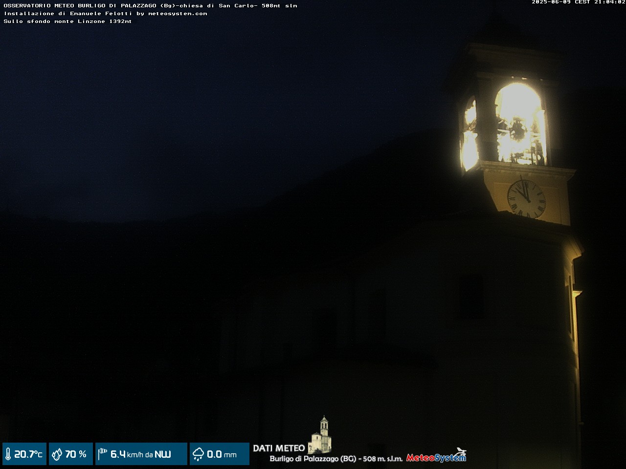 immagine della webcam nei dintorni di Ponte San Pietro: webcam Palazzago