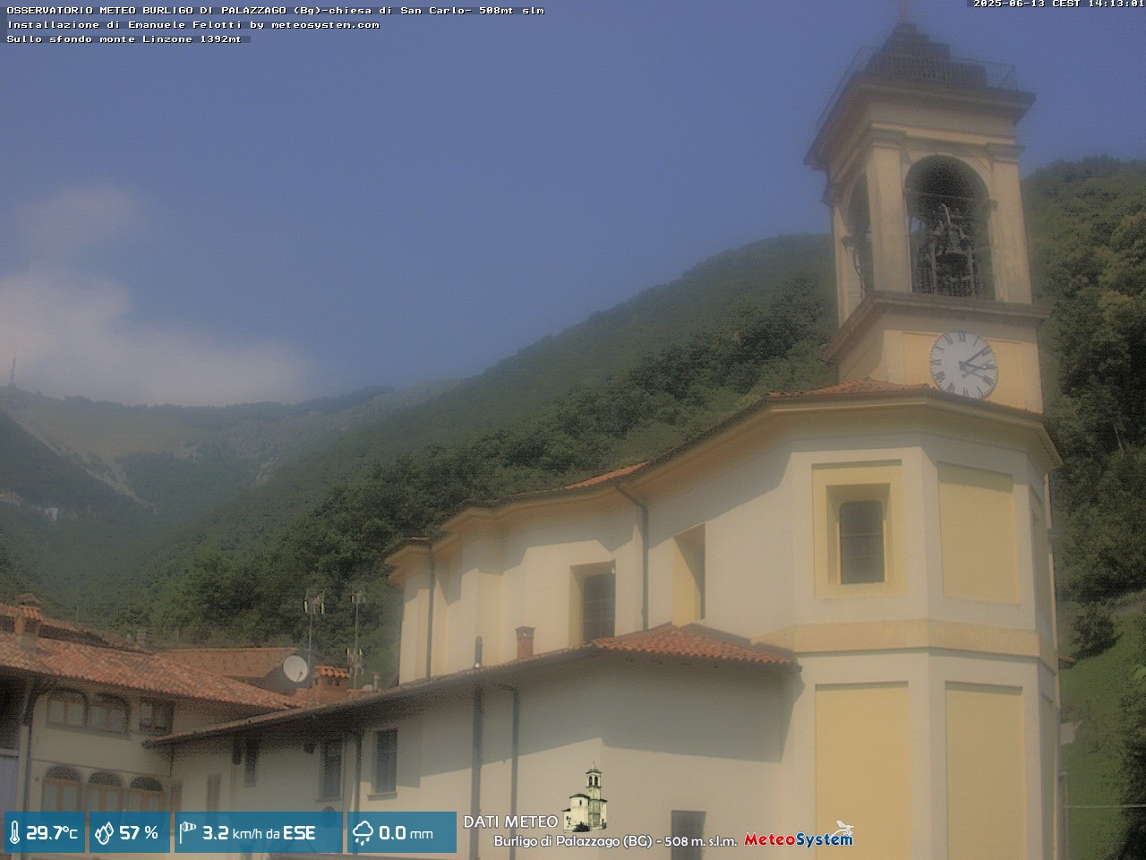 immagine della webcam nei dintorni di Valbrembo: webcam Palazzago