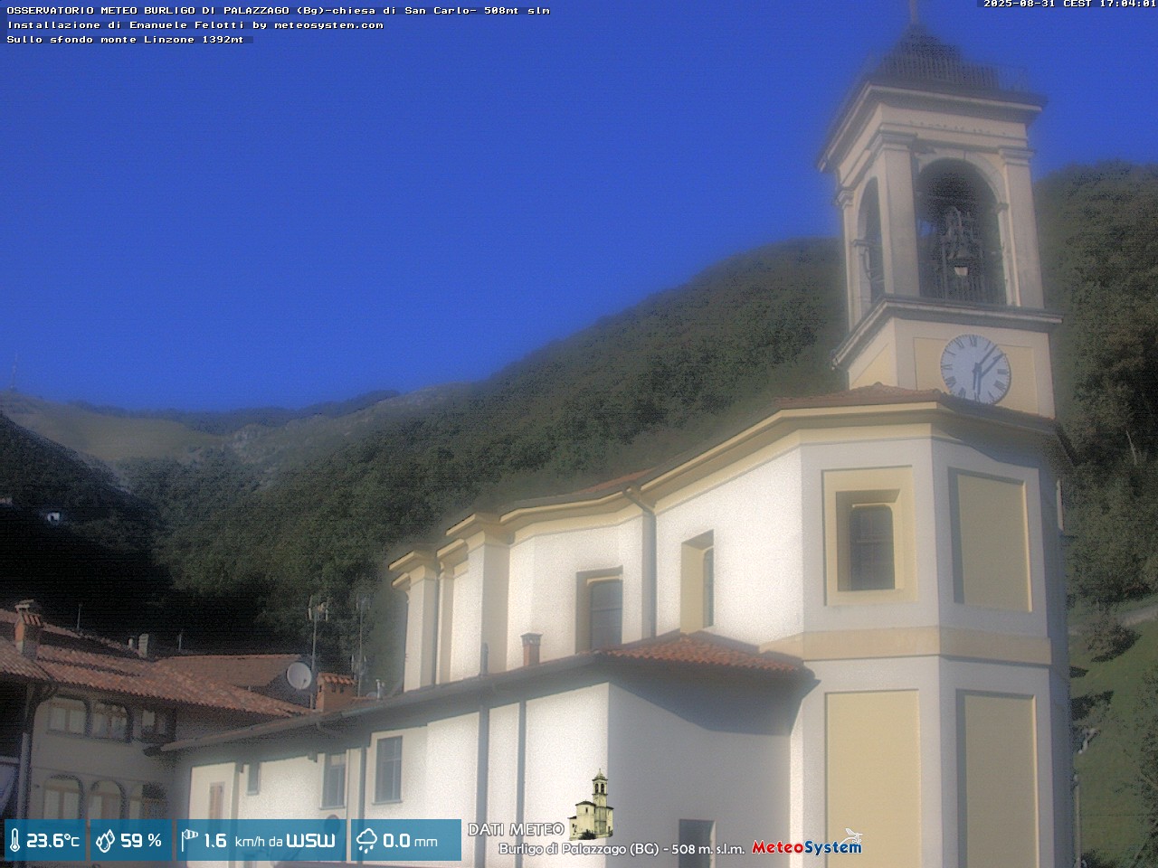 immagine della webcam nei dintorni di Ponte San Pietro: webcam Palazzago