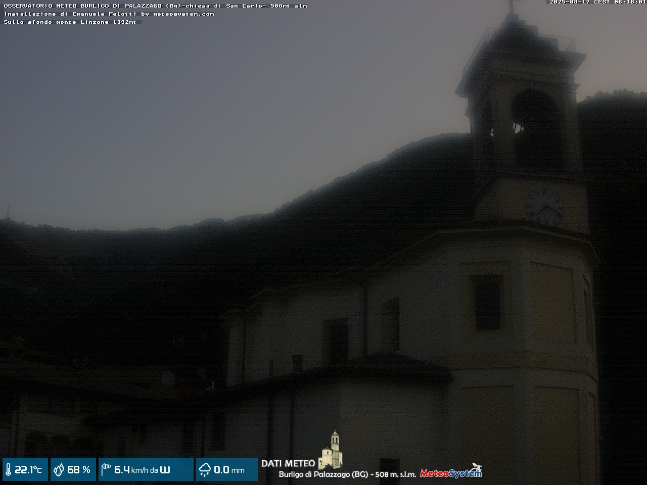 immagine della webcam nei dintorni di San Pellegrino Terme: webcam Palazzago