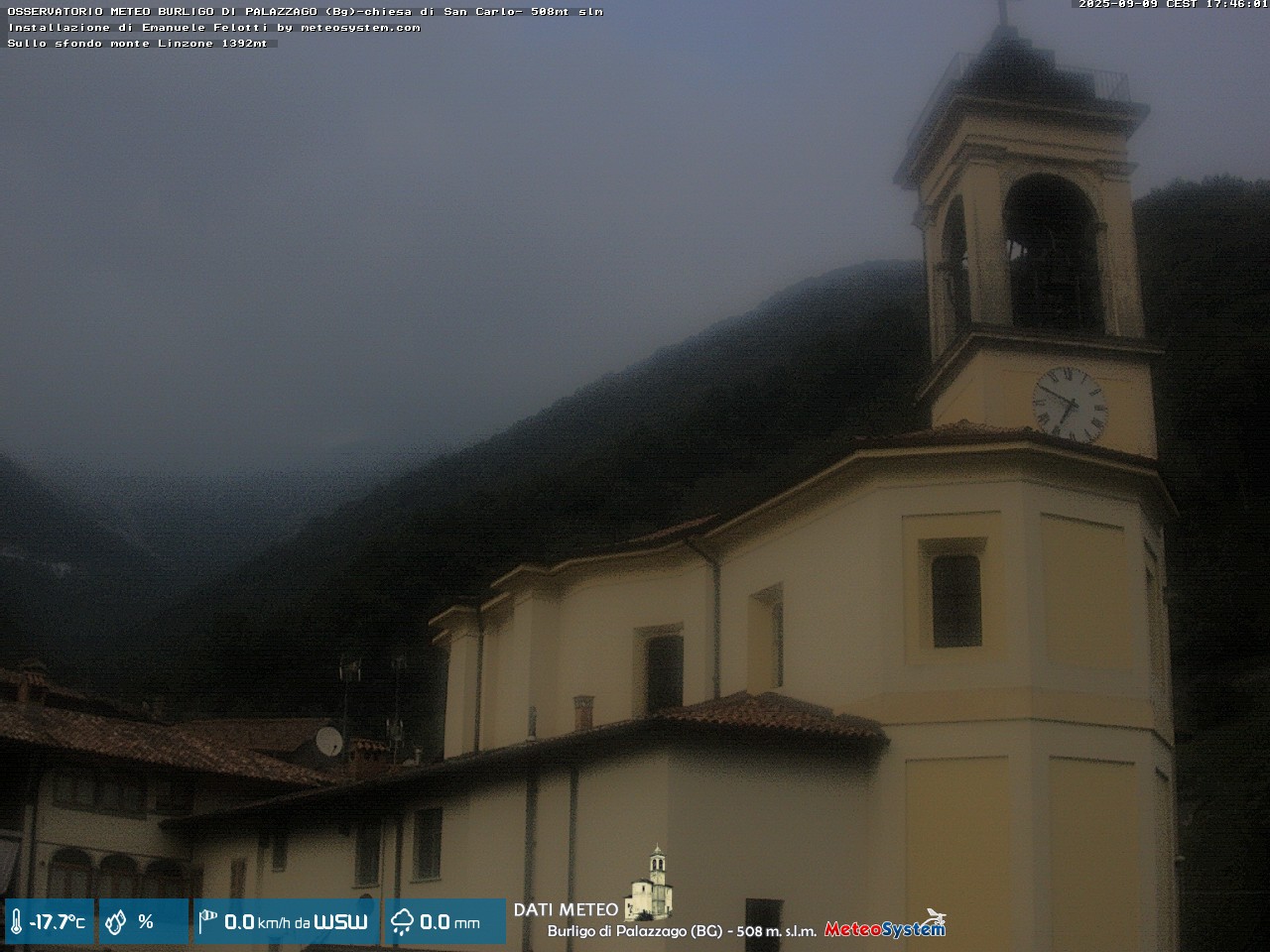 immagine della webcam nei dintorni di San Pellegrino Terme: webcam Palazzago