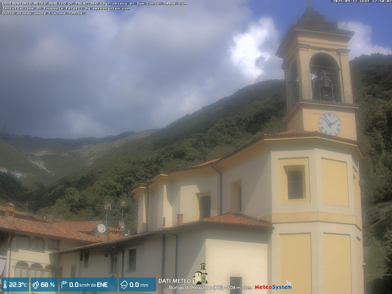 immagine della webcam nei dintorni di San Pellegrino Terme: webcam Palazzago