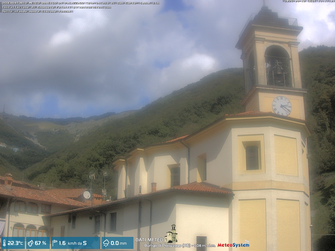 immagine della webcam nei dintorni di Strozza: webcam Palazzago