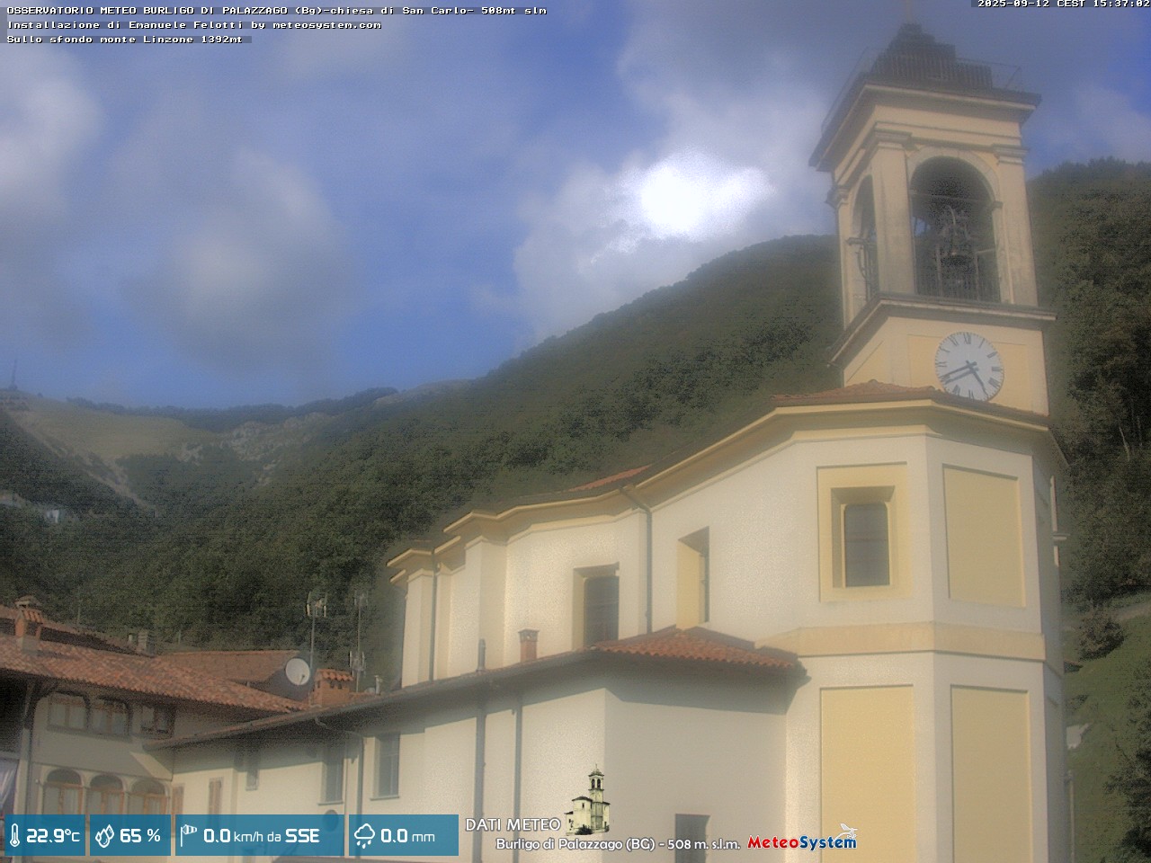 immagine della webcam nei dintorni di Valsecca: webcam Palazzago