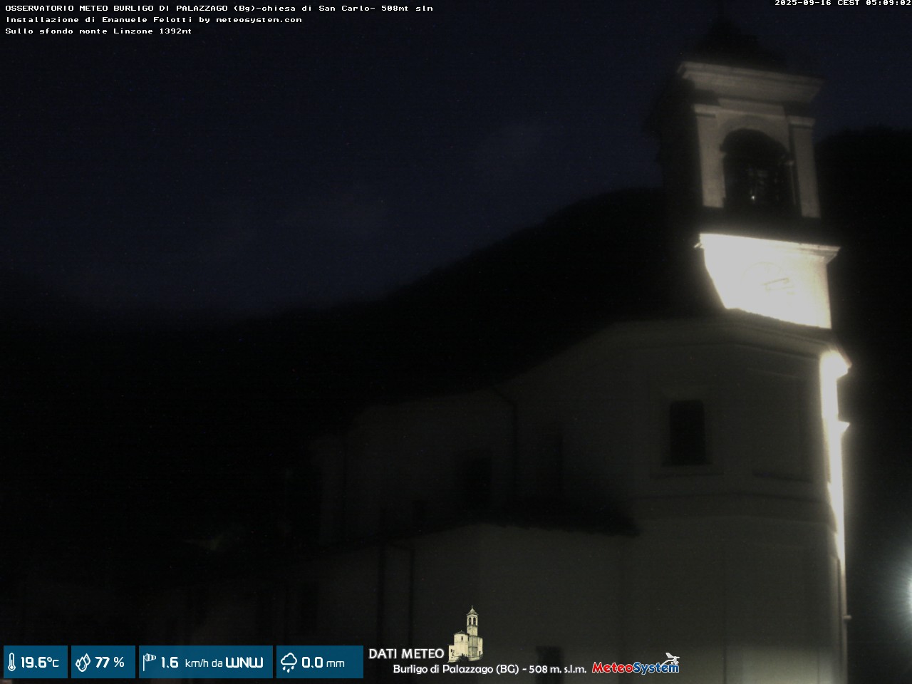 immagine della webcam nei dintorni di Zogno: webcam Palazzago