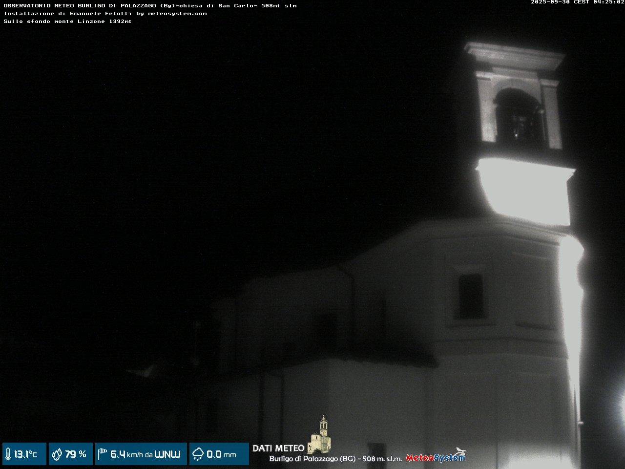 immagine della webcam nei dintorni di Erve: webcam Palazzago