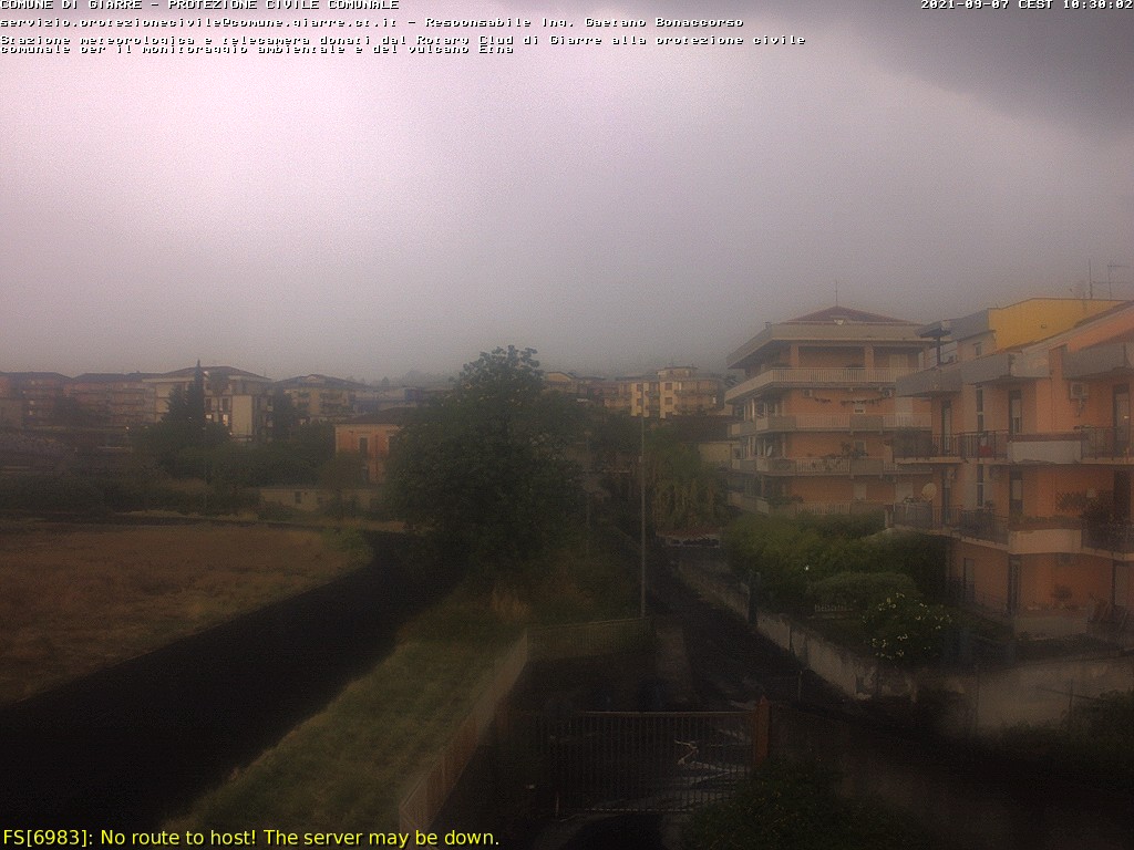 immagine della webcam nei dintorni di Etna: webcam Giarre