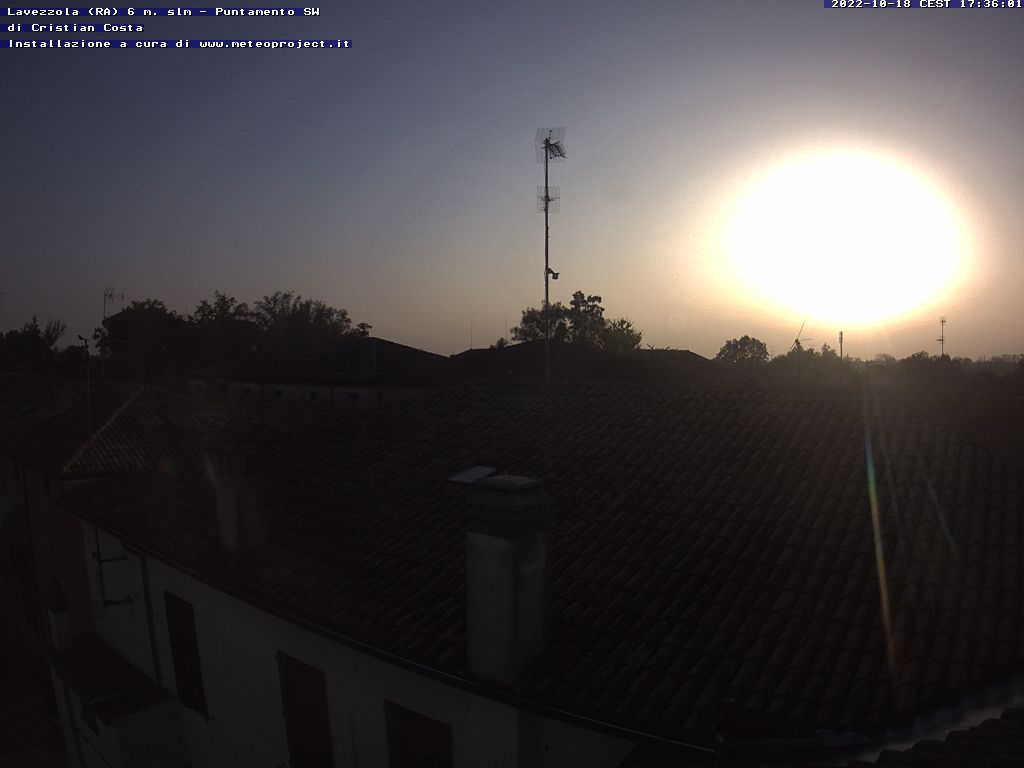 immagine della webcam nei dintorni di Villafranca di Forlì: webcam Conselice