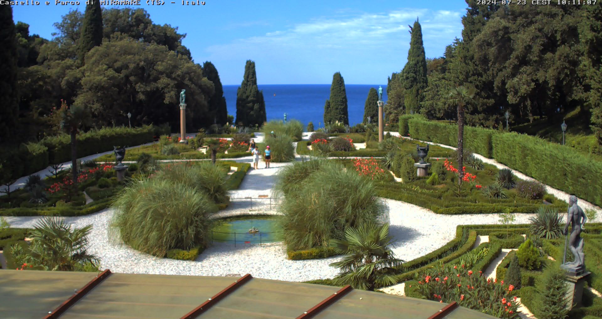 Webcam Parco del Castello di Miramare